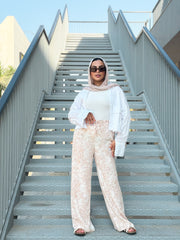 Summer Days Pants-Light Beige