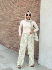 Summer Days Pants-Light Olive