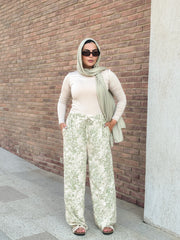 Summer Days Pants-Light Olive