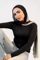 Long Sleeves Essential Top-Black