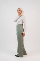 Skirt Pants – Sage Green