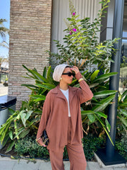 The Flair Set – Rust Brown