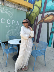 Flowy Romantic Dress- Soft Cream