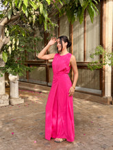 Wrapped Jumpsuit-Hot Pink