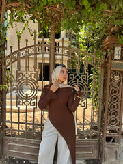 Asymmetric Brown Top