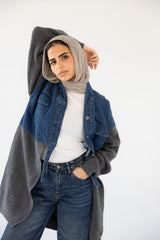 Knitted X Denim Jacket