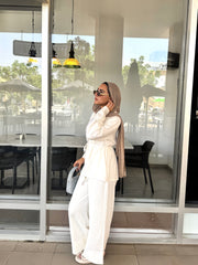 Offwhite Wrapped Linen Set