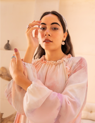 Fiesta Dress-Light Orange X Light Pink