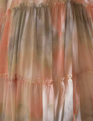 Fiesta Dress-Light Olive X Light Pink