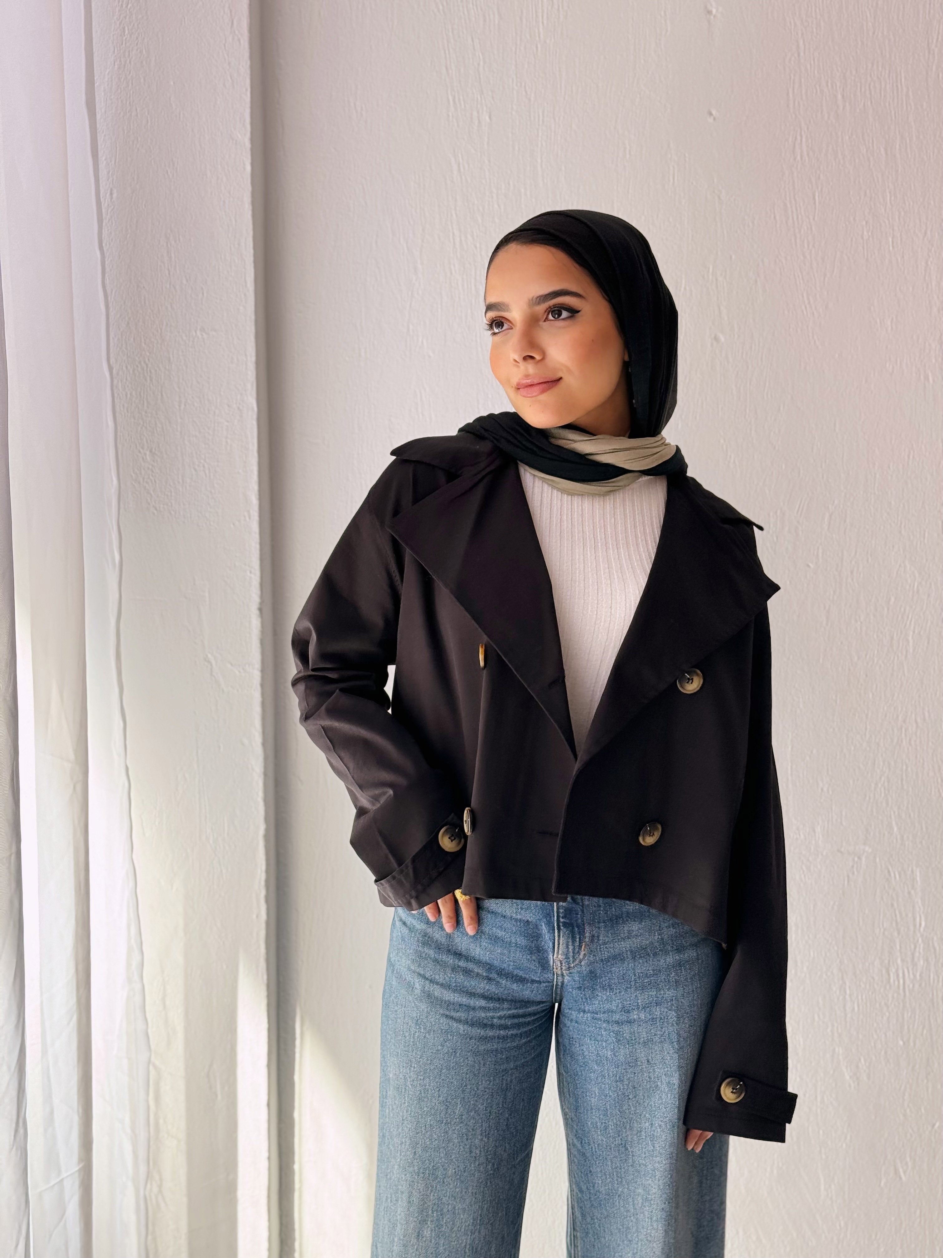 Trench Jacket (Black)