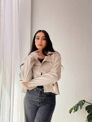 Trench Jacket (Beige)