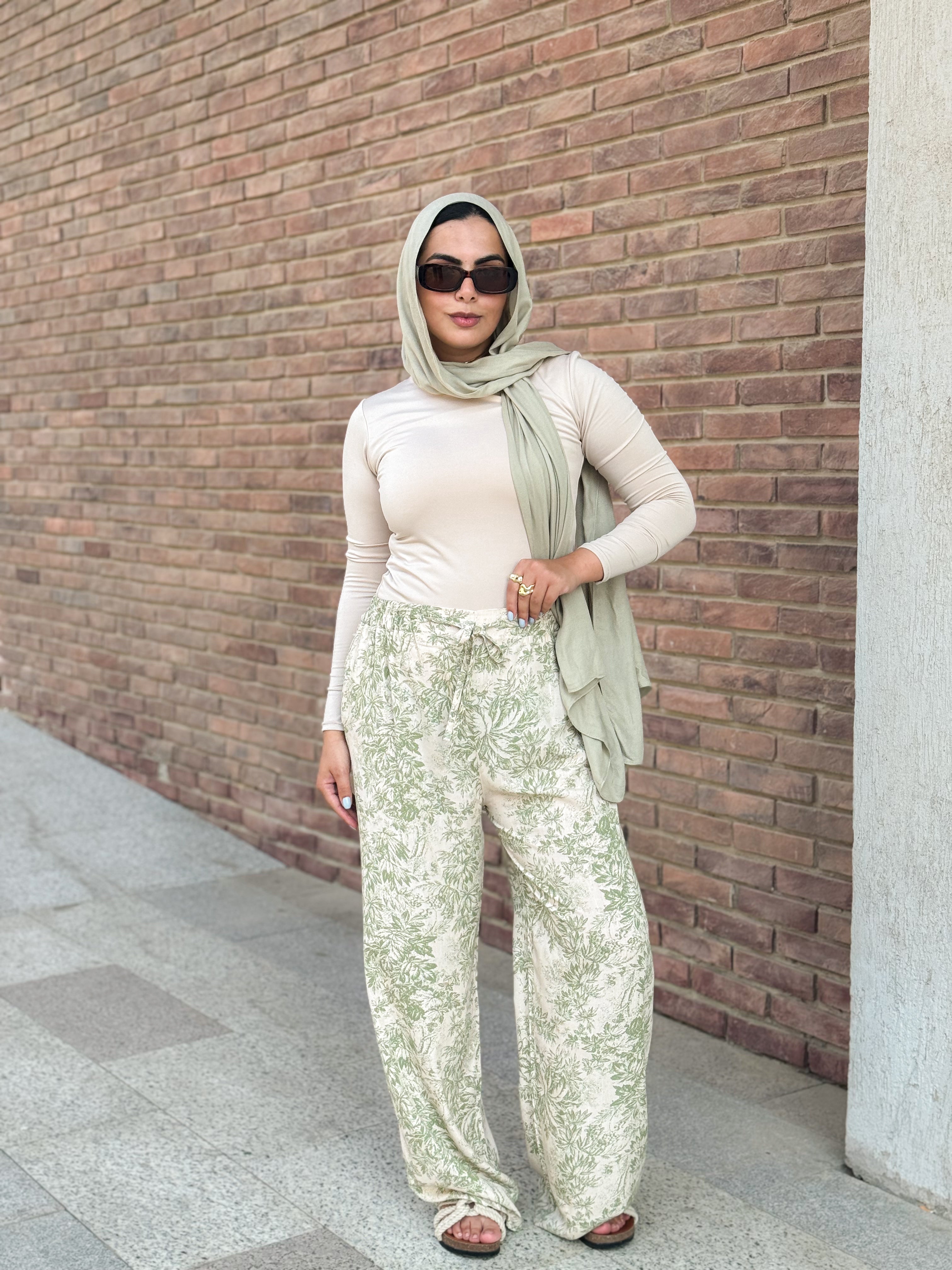 Summer Days Pants-Light Olive