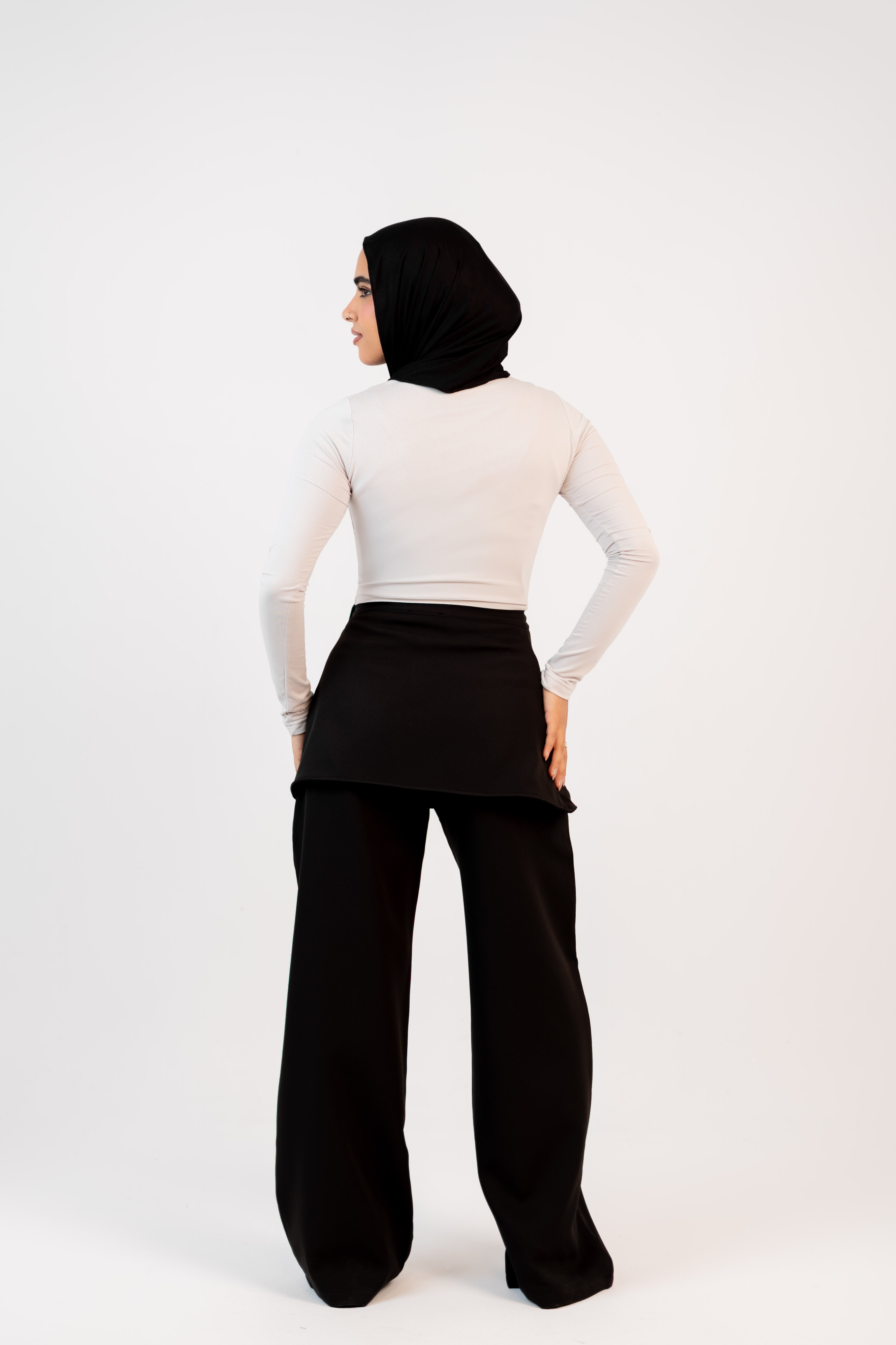 Skirt Pants – Black