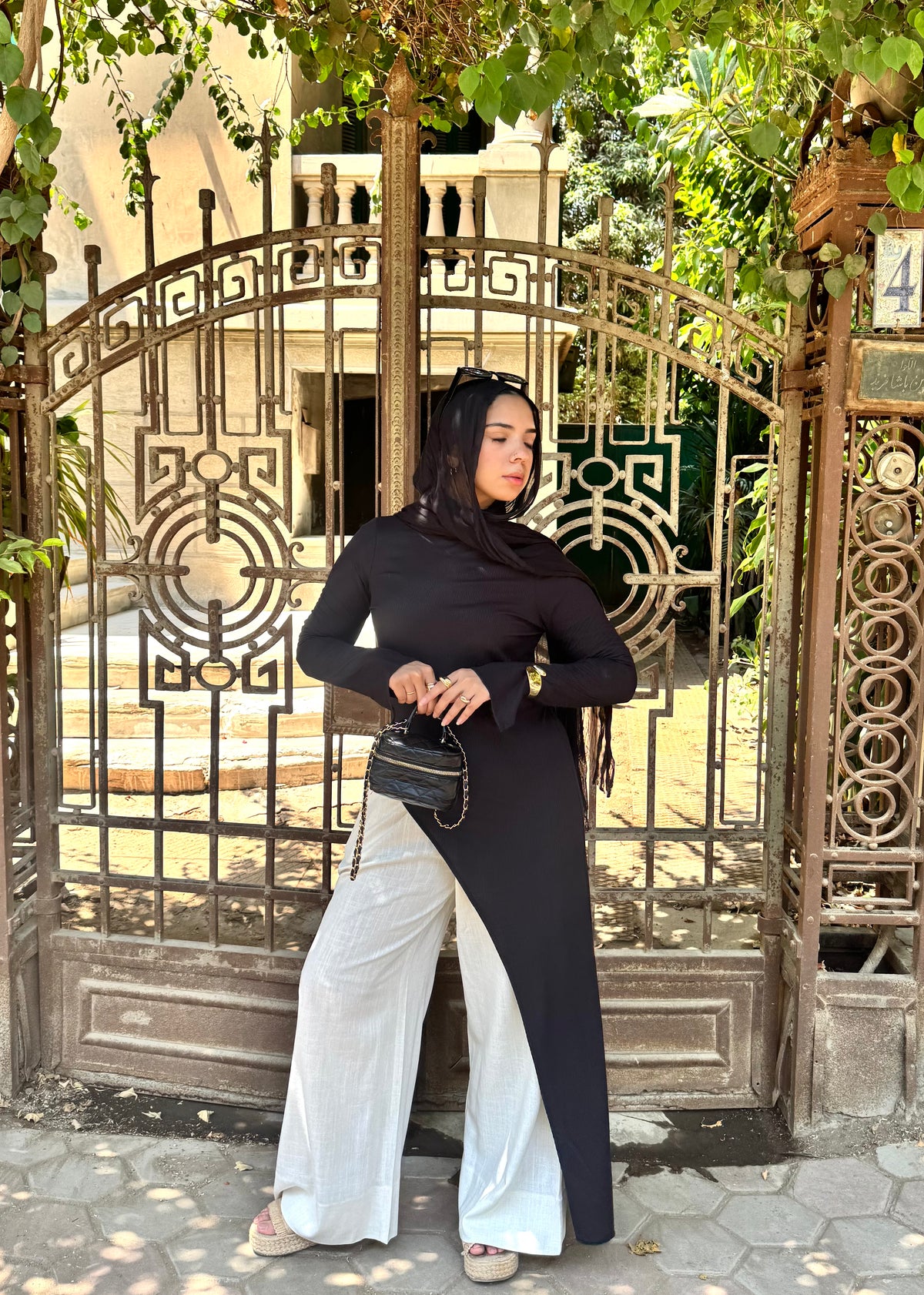 Asymmetric Black Top