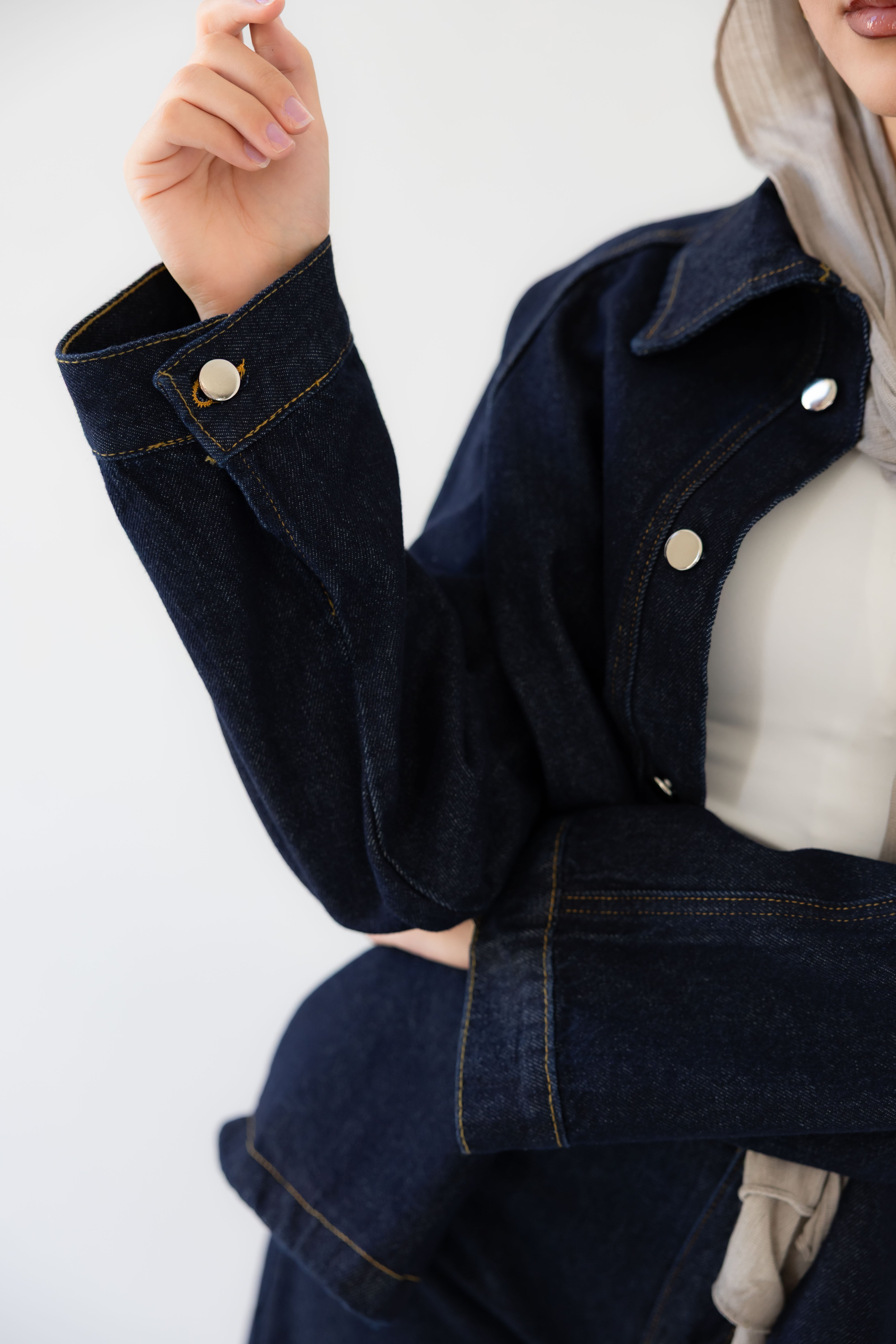 Deep Indigo Denim Set