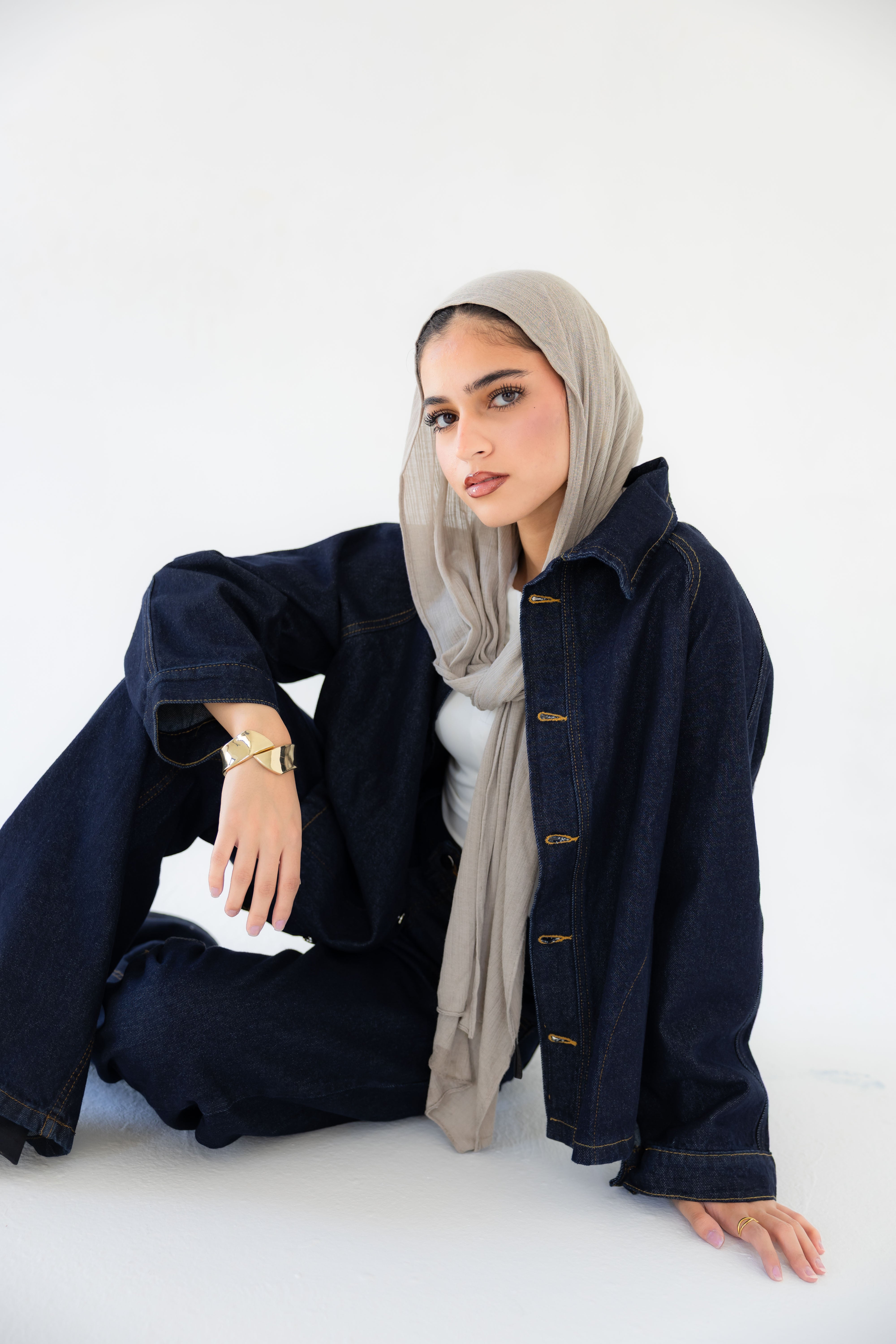 Deep Indigo Denim Set