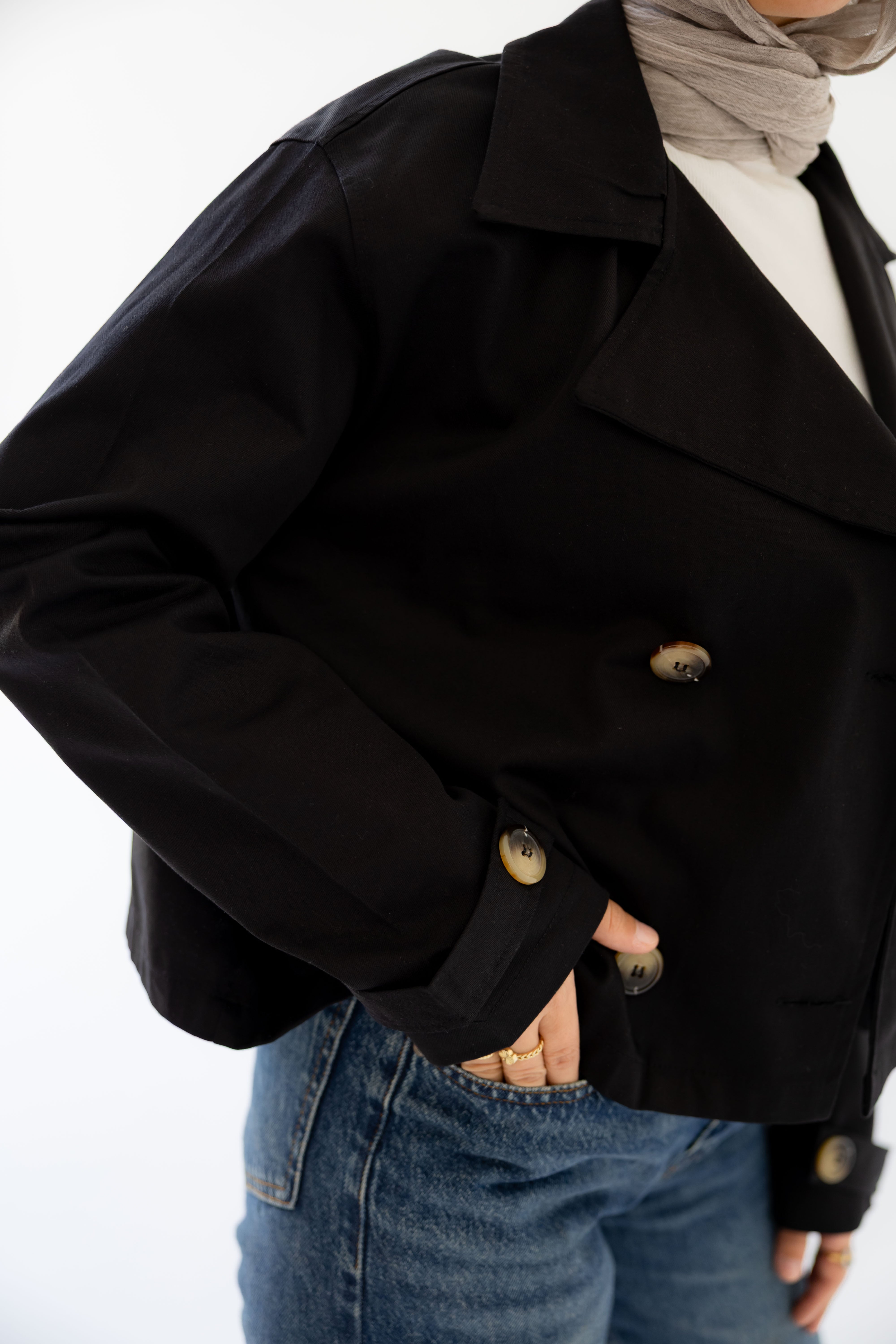 Trench Jacket (Black)