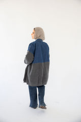 Knitted X Denim Jacket